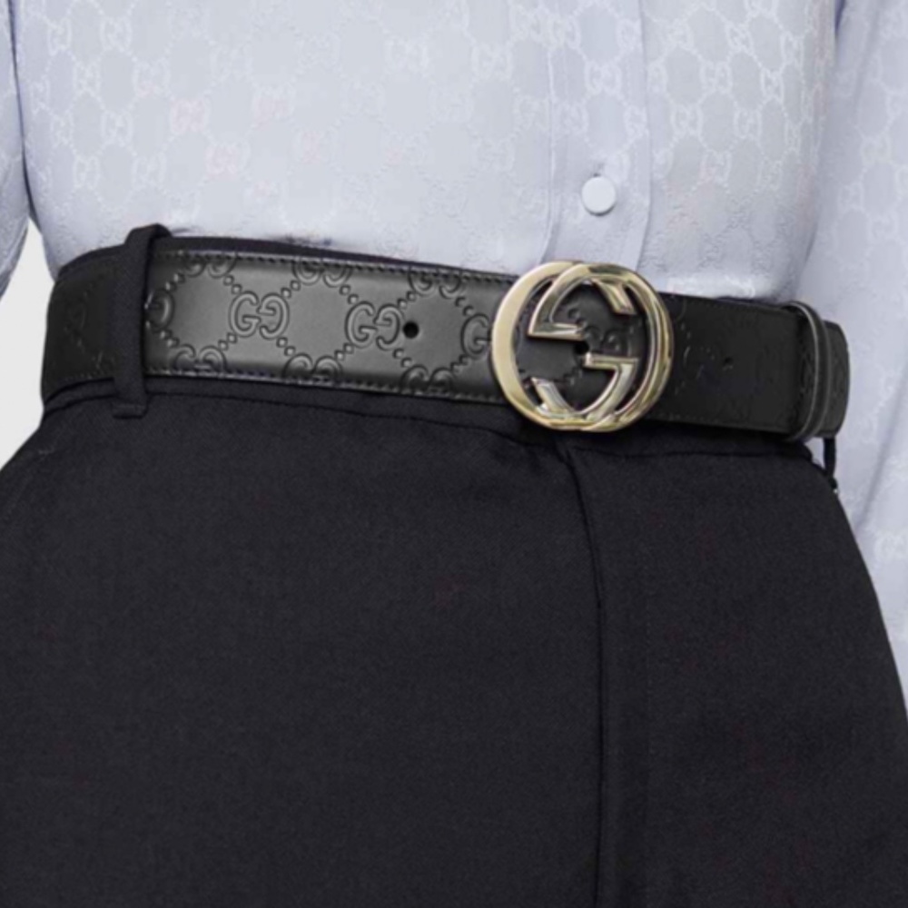 Gucci Signature Leather Belt